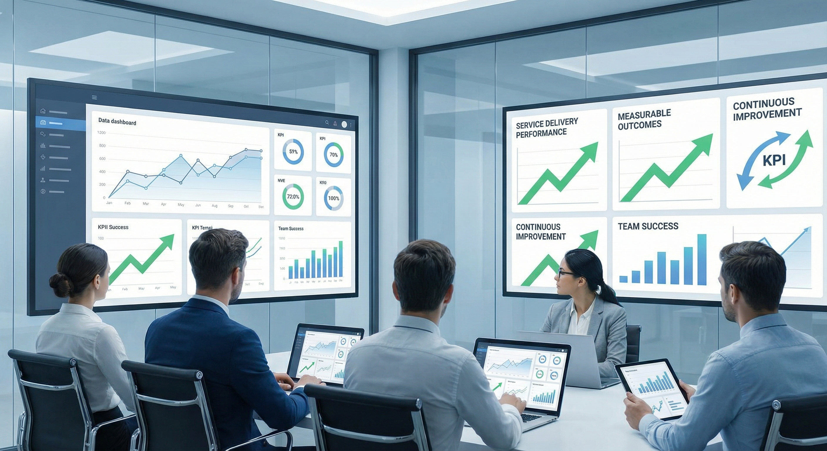 Service delivery and measurable outcomes